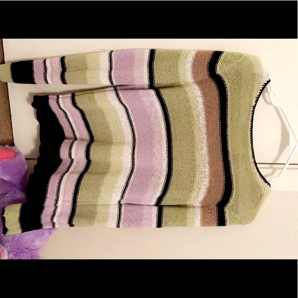 Multicolored Knit Sweater